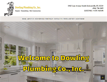 Tablet Screenshot of dowlingplumbingcoinc.com